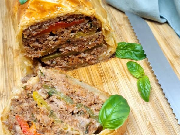 Pain de viande en croûte feuilletée