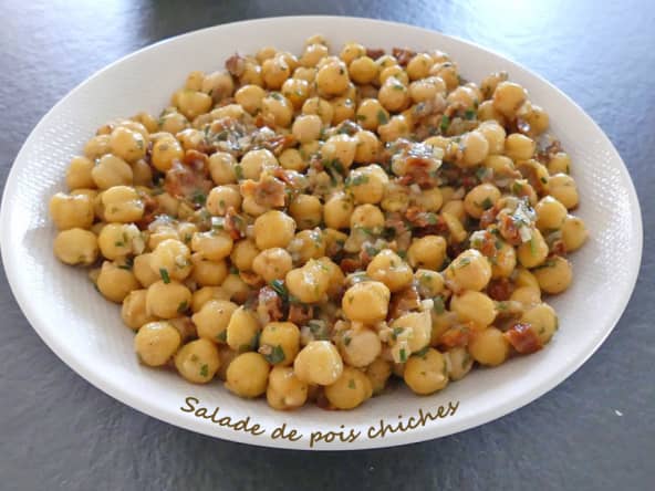 Salade de pois chiches et tomates séchées