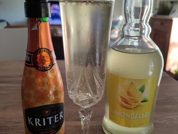 Le Sorrentino, le kir royal au limoncello