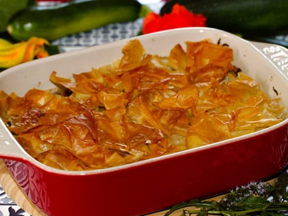 Kolokithopita : une croustade de courgettes comme en Grèce