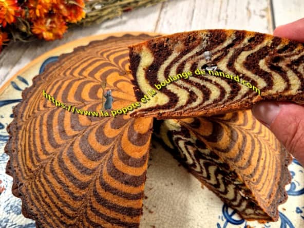 Gâteau zèbre à faire avec les enfants