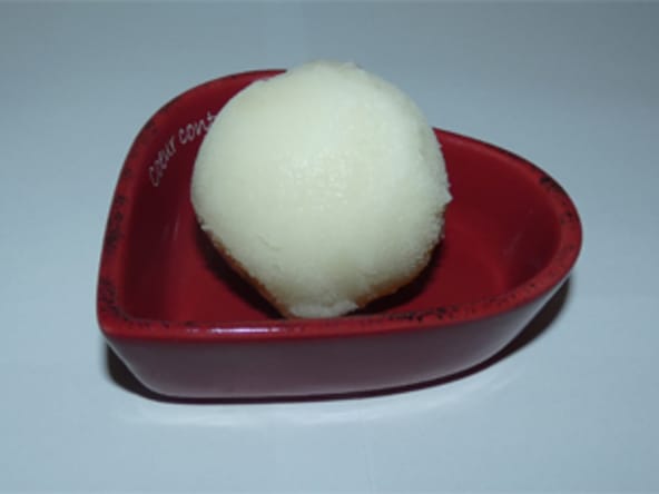 Sorbet rafraîchissant au citron vert