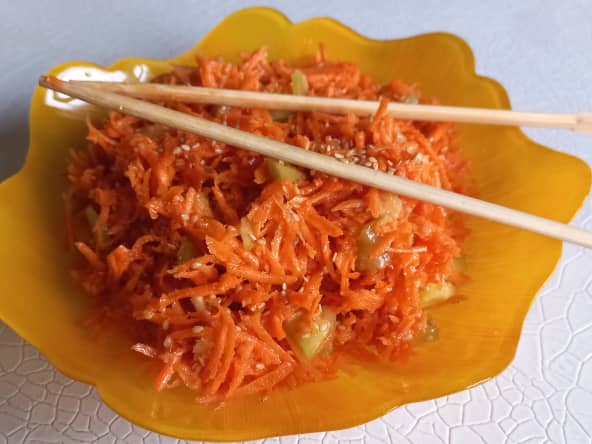 Salade de carottes coréenne simple et rapide