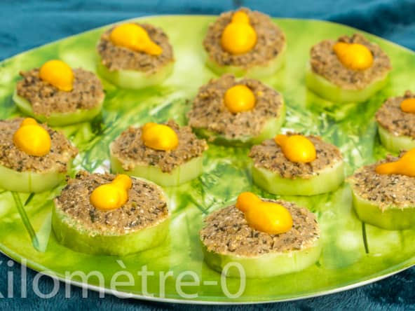 Concombre au pesto de sardines