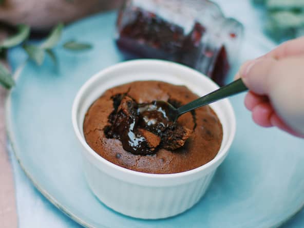 Moelleux coulant chocolat délicieusement ayurvédique