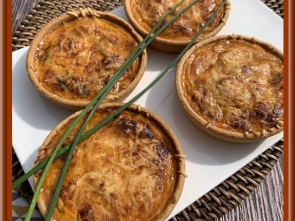 Quiche aux épinards, tomates cerise et chorizo