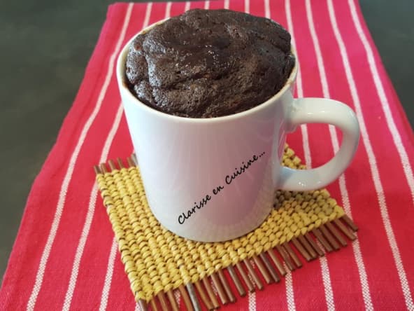 Mug cake fondant au chocolat