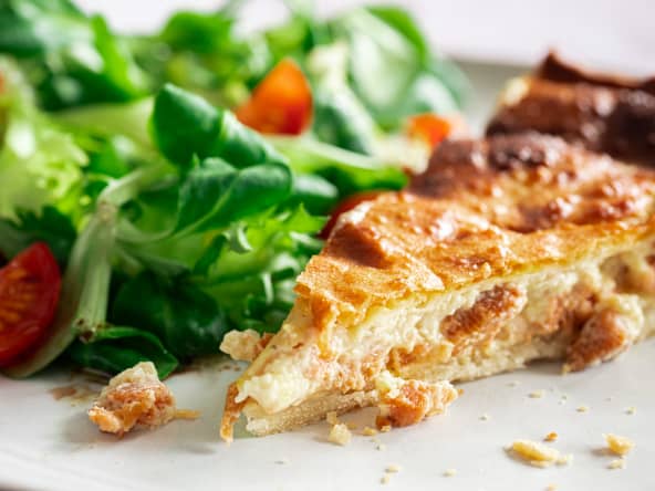 Quiche lorraine vegan