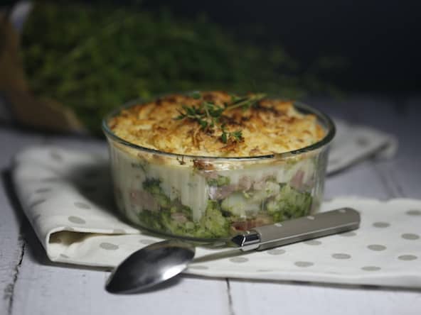 Crumble de brocolis thym et parmesan