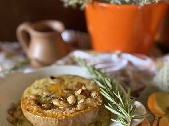 Nid de butternut pour œuf cocotte