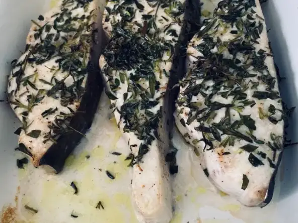 Espadon à la sarriette