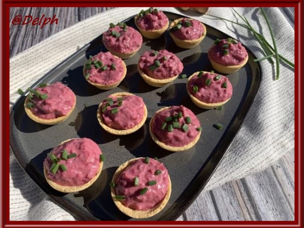 Tartinade de betterave rouge et thon
