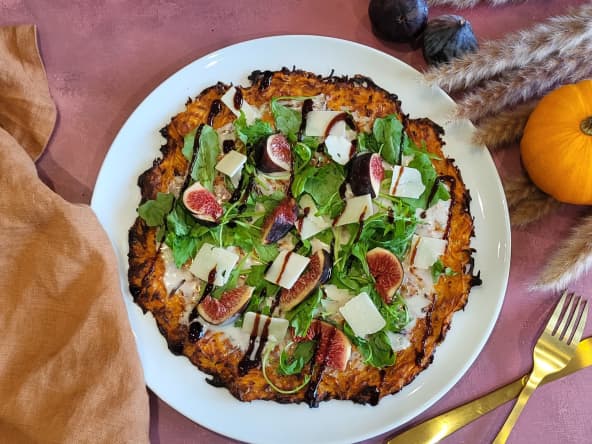 Pizza automnale à la patate douce
