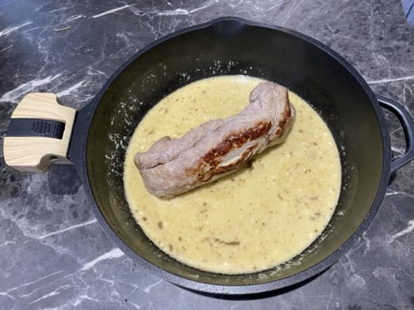 Filet mignon, sauce au cidre