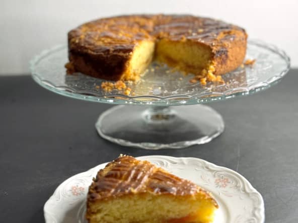 Gâteau breton fourré à l’abricot