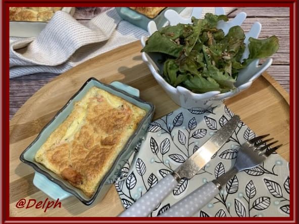 Clafoutis au saumon fumé