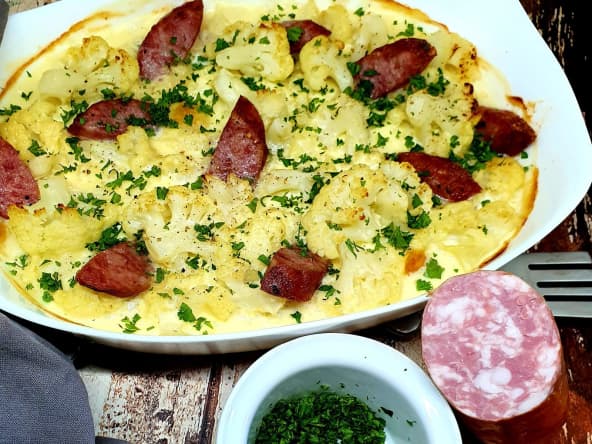 Gratin de chou fleur à la cancoillotte