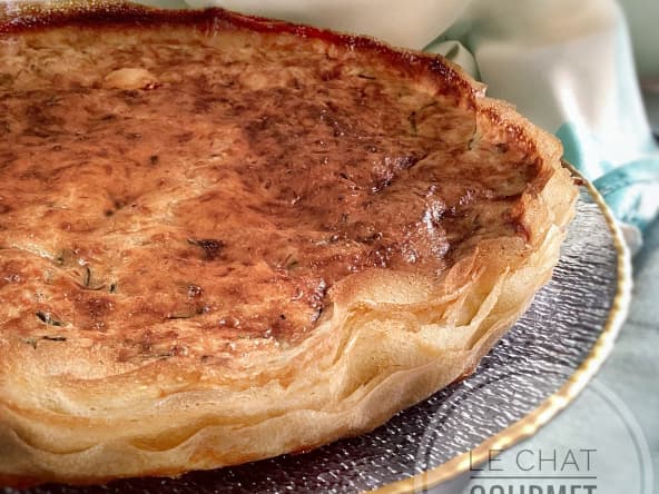 Tarte croustillante au fromage et au thon
