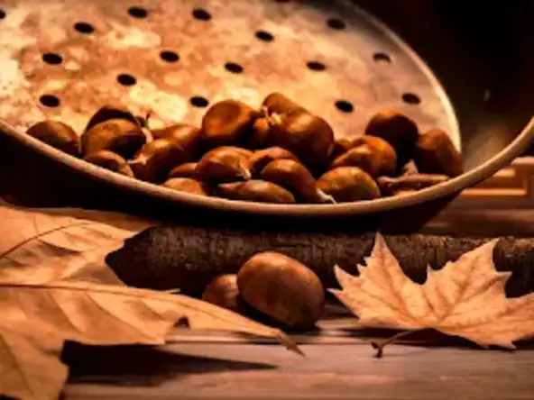 Marrons grillés à la poële, au vin blanc (castagnade)