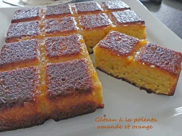 Gâteau à la polenta amande et orange