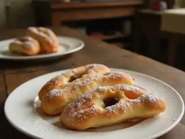 Petits gâteaux de brioche feuilleté aux raisins secs