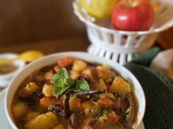 Tajine de fruits aux épices d'après une recette de Philippe Conticini