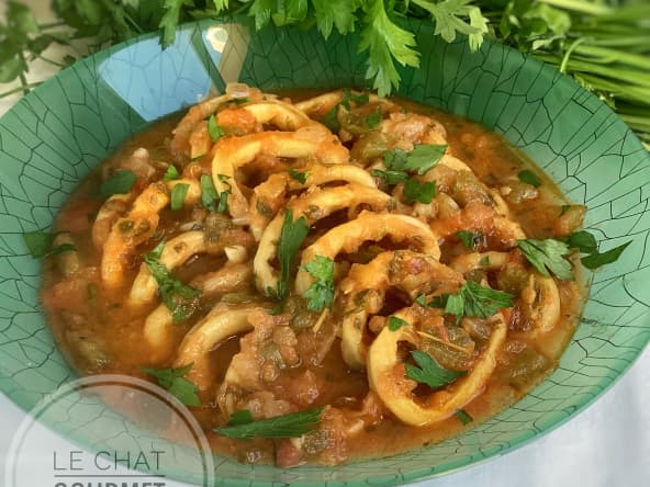 Calamars à la malagueña