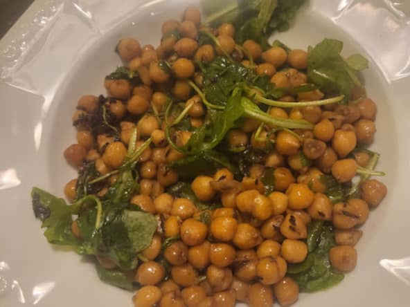 Pois chiches, roquette et jerez de Nigella Lawson