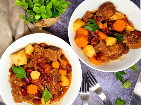 Goulash aux haricots rouges