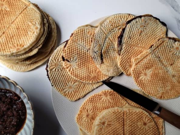 Gaufres lilloises fourrées cannelle et coco