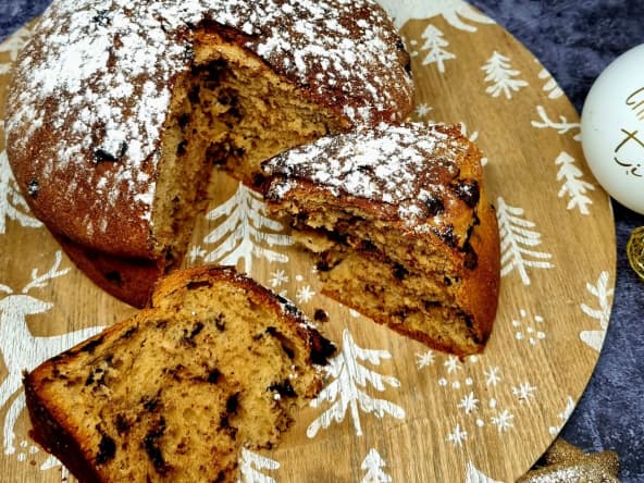 Panettone aux pépites de chocolat
