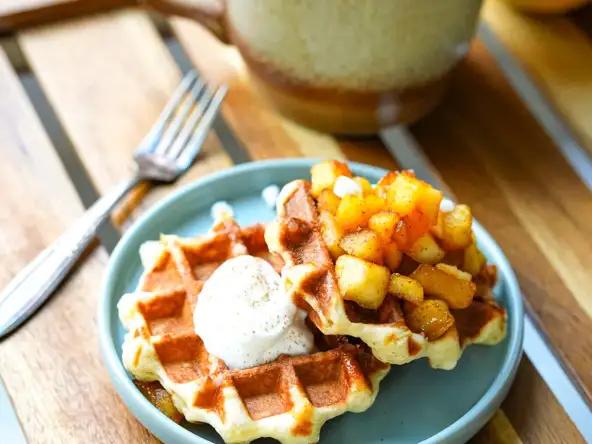 Gaufres de Liège délicieuses, faciles et rapides pour le goûter