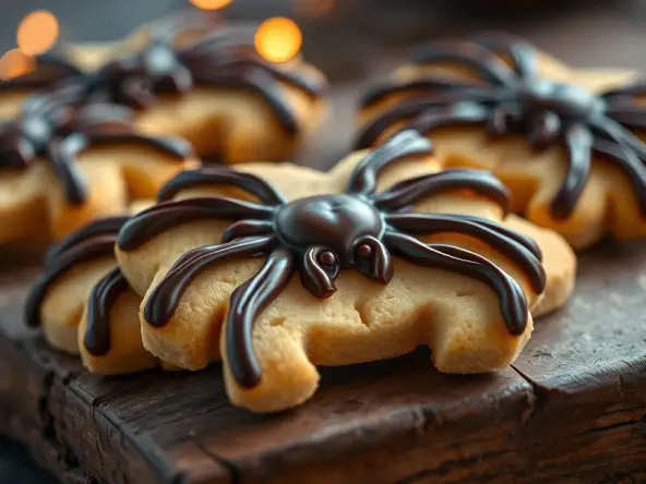 Sablés Araignée au chocolat noir