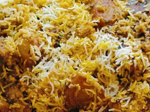 Briani agneau mauricien (biryani)