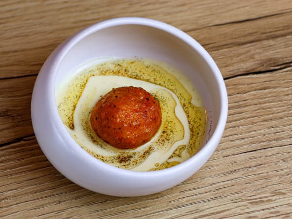 Gougères et Brillat-Savarin à la vapeur de vanille