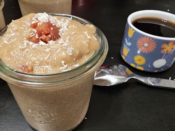 Semoule exotique au café