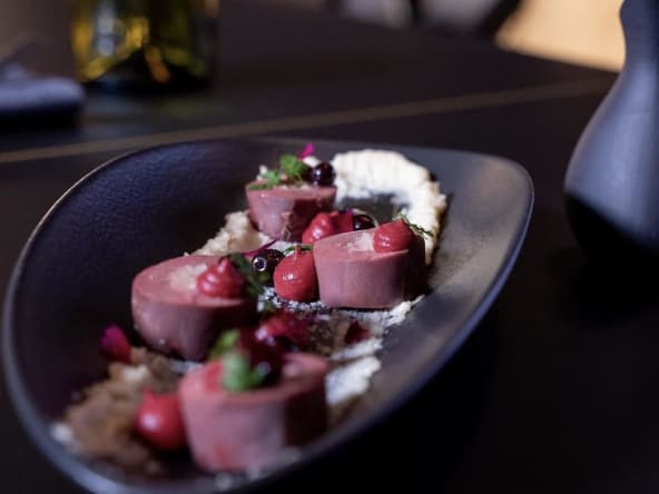 Ballotine de pigeon au foie gras