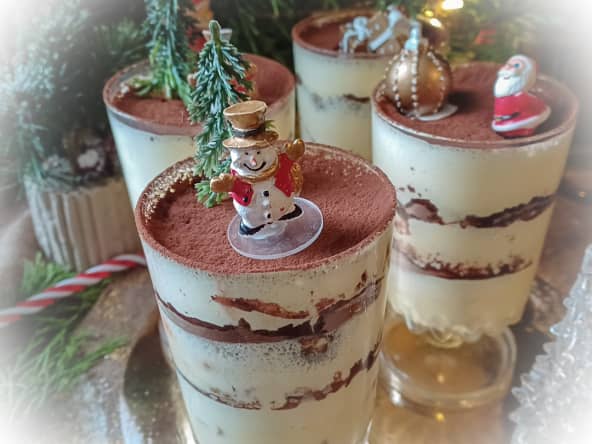 Tiramisu de Noël à petit budget (moins de 10 euros pour 4 pers)