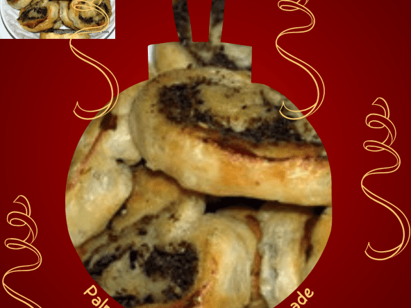 Palmiers Feuilletés à la Tapenade Noire