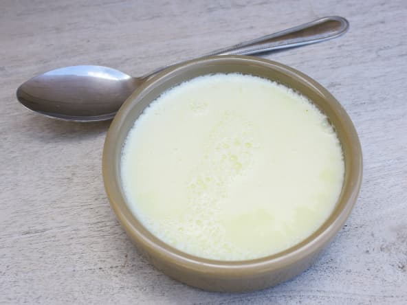 Crème sans oeufs