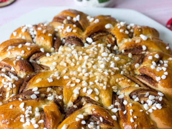 Flocon de neige brioché au Nutella