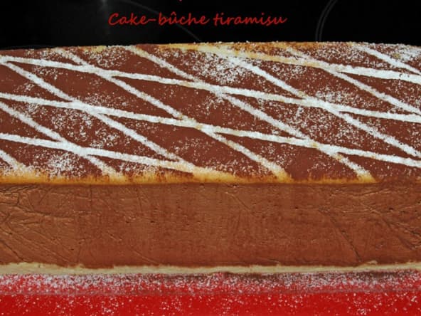 Cake ou bûche tiramisu
