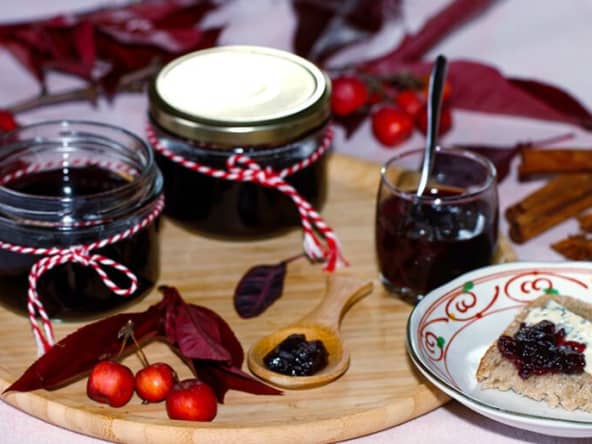 Gelée de vin chaud aux épices de Noël, parfaite pour accompagner du foie gras