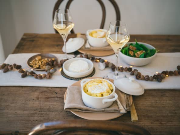 Cocottes de patates gratinées fromage et saucisse