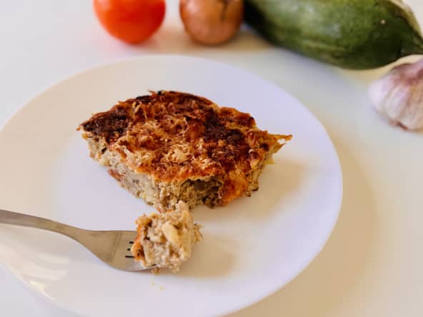 Gratin de papaye verte