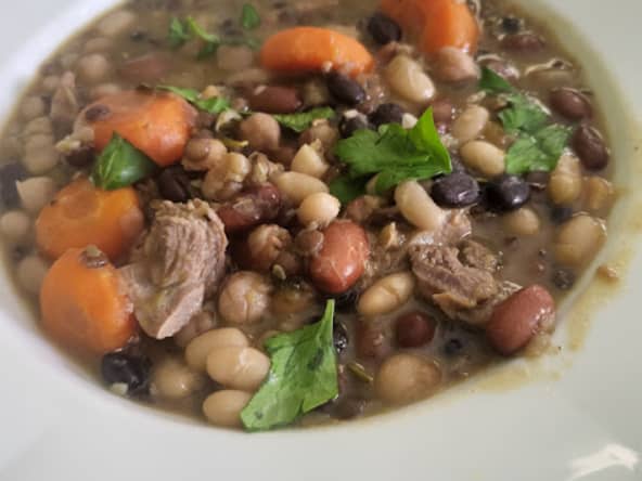 Demoiselle de canard en soupe