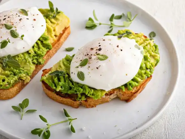 Toasts d’avocat et œufs pochés