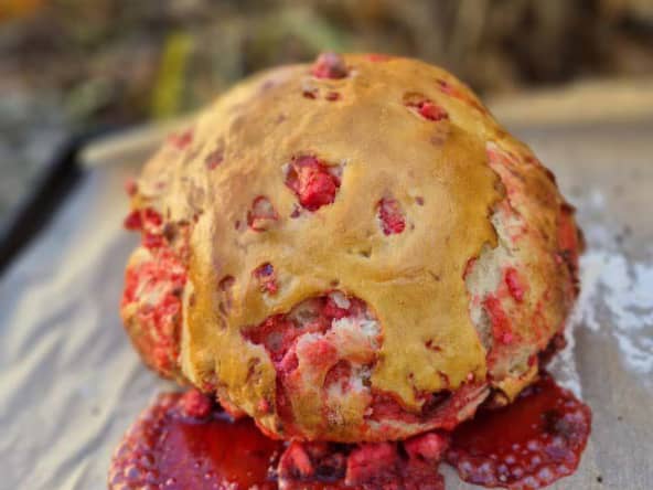 Brioche aux pralines roses