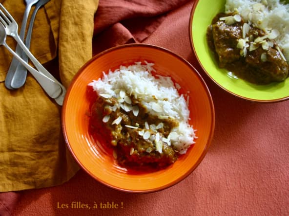 Curry de joues de porc