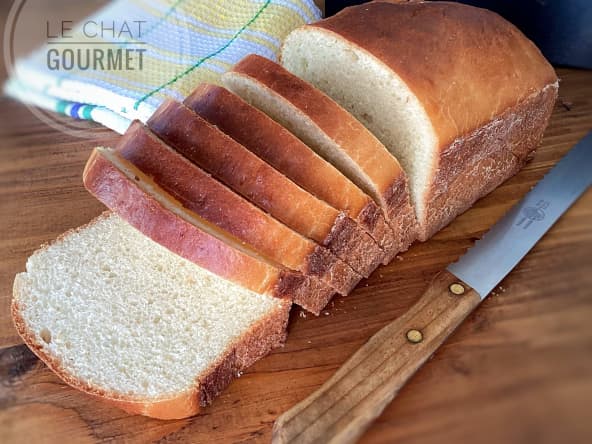 Pain de mie aux blancs d’oeufs